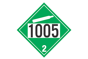 DOT PLACARD UN#1005