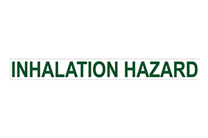 INHALATION HAZARD - 2" LETTERS (LONG)