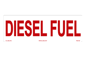 DIESEL FUEL 5"x15"