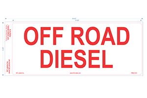OFF ROAD DIESEL 6"x15"