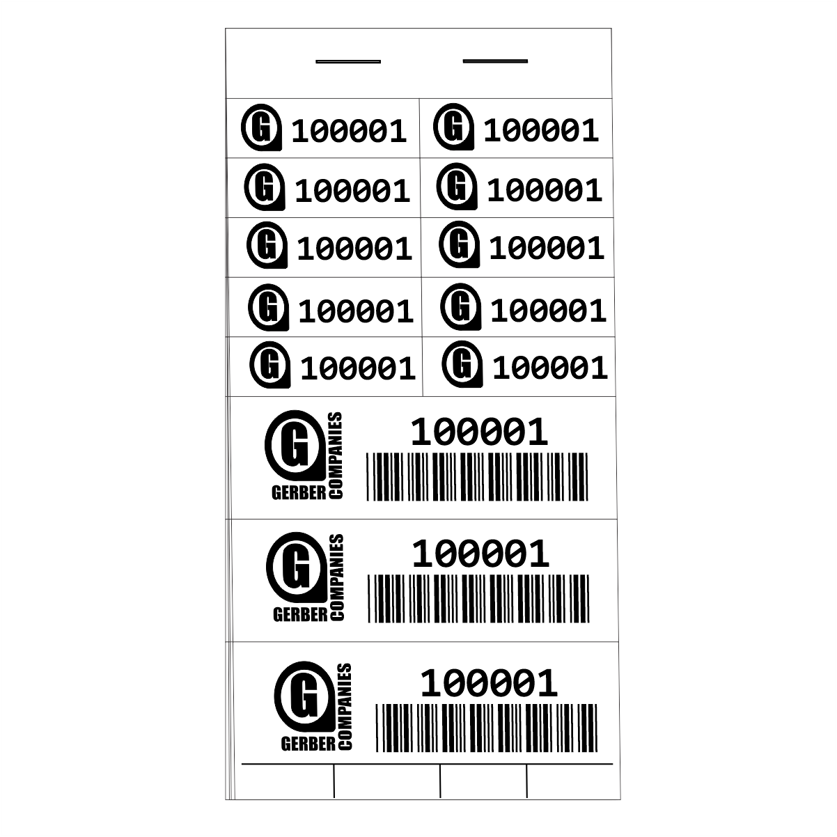 55#2 | 13 Labels per page