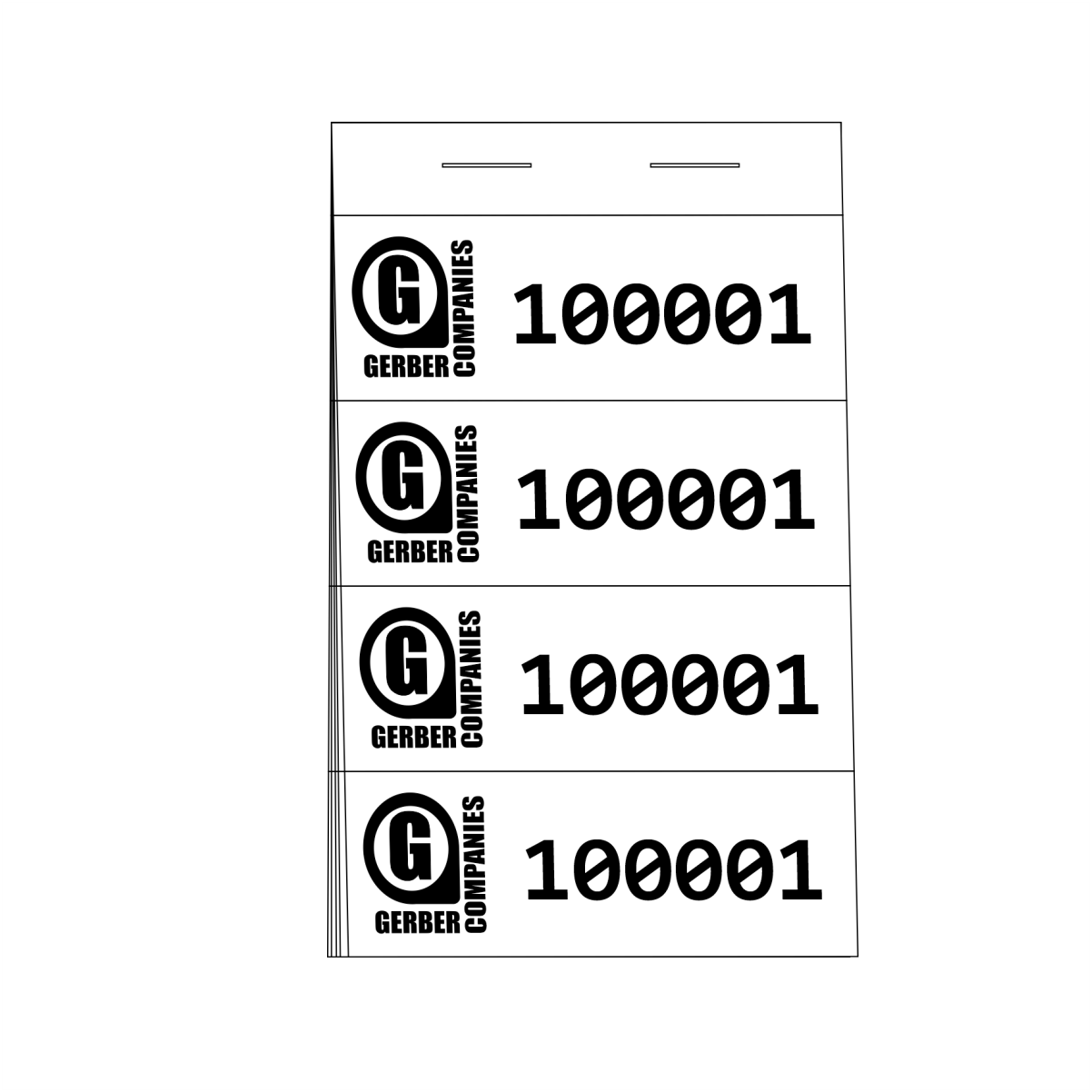 45#8 | 4 Labels per page
