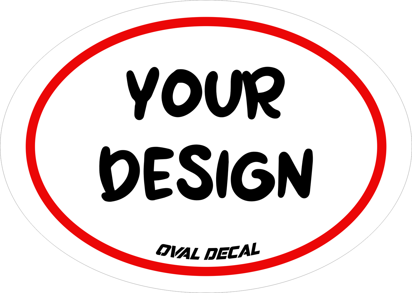 OVAL DECALS