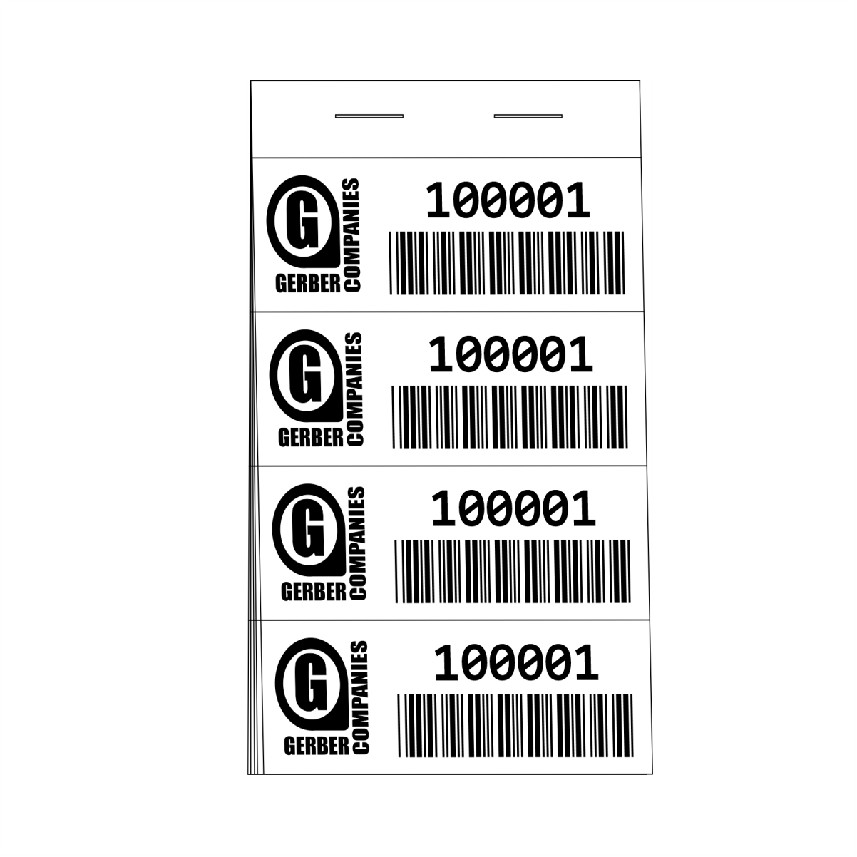 45#8 | 4 Labels per page