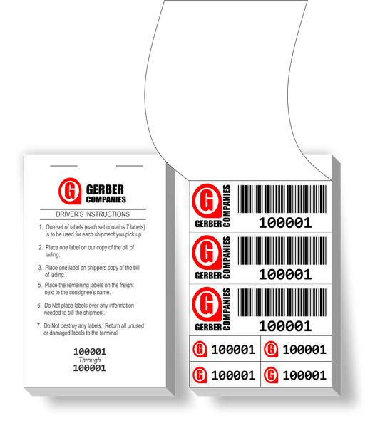 45#10 | 7 Labels per page