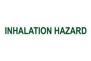 INHALATION HAZARD  - 2" LETTERS (LONG)