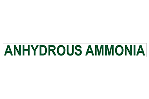 ANHYDROUS AMMONIA - 2" LETTERS (LONG)