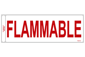 FLAMMABLE 5"x15"